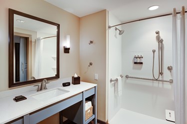 Accessible Walk-In Shower in Guest Room